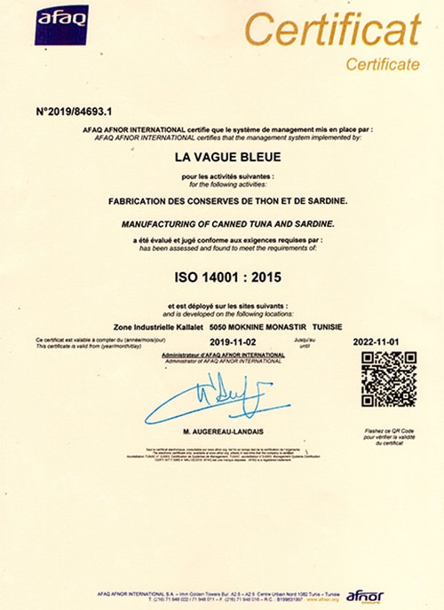 environment certification