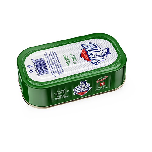 bledi sardine with olive oil can 125 gram