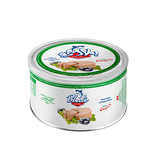 bledi tuna with olive oil can 400 gram
